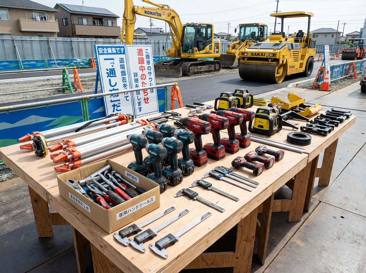 最新の工具・機材