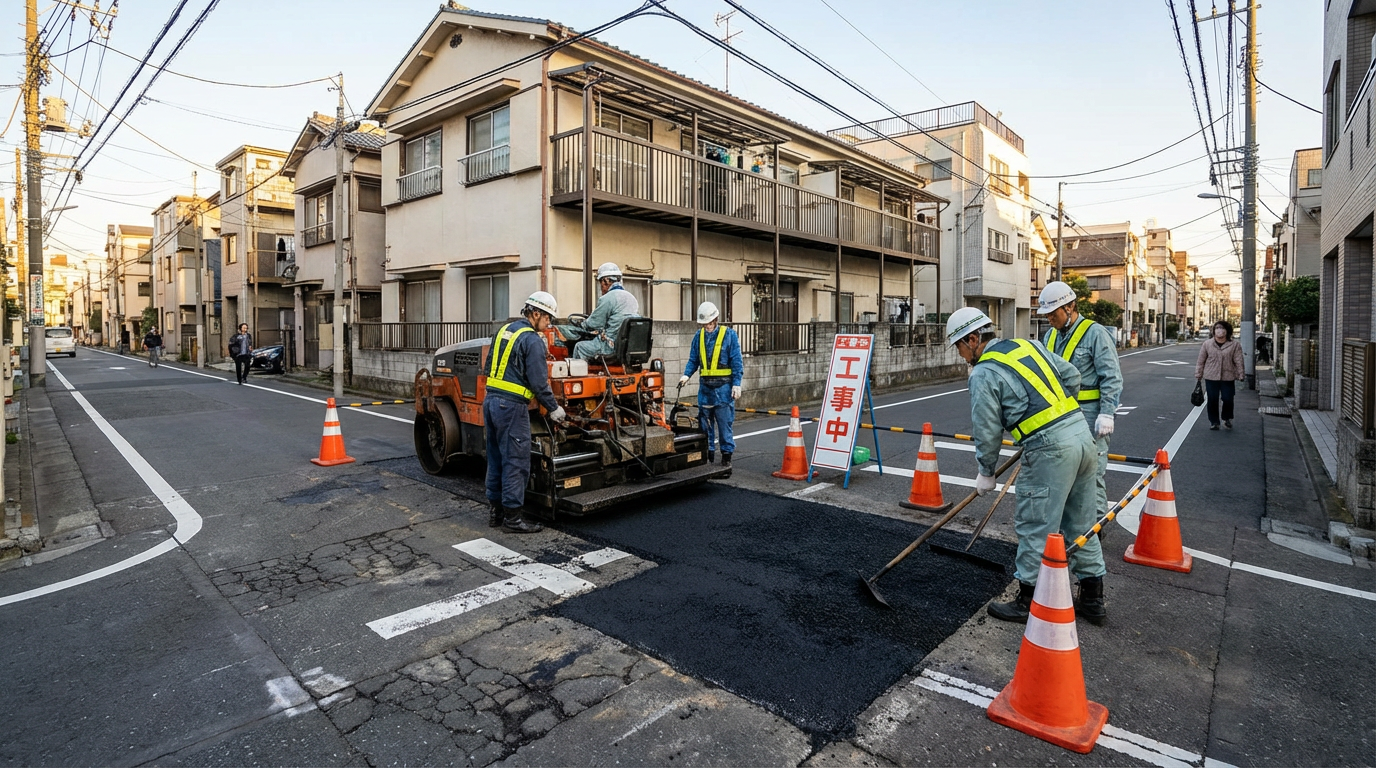 舗装補修工事
